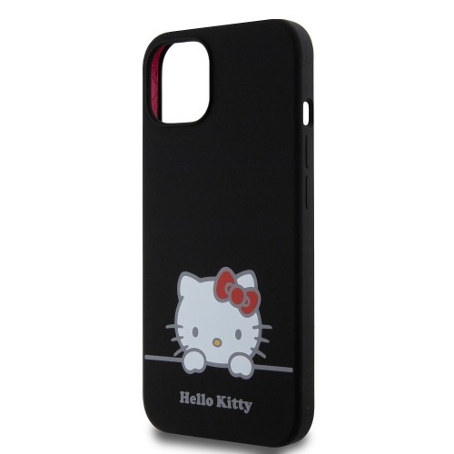 Hello Kitty Liquid Silicone Daydreaming Logo Case for iPhone 13 Black image 4
