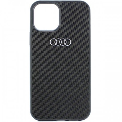 Audi Carbon Fiber iPhone 12|12 Pro 6.1" czarny|black hardcase AU-TPUPCIP12P-R8|D2-BK image 4