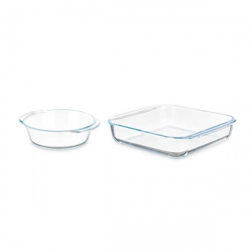 Set of trays Transparent Borosilicate Glass 800 ml 1,8 L (6 Units) image 4
