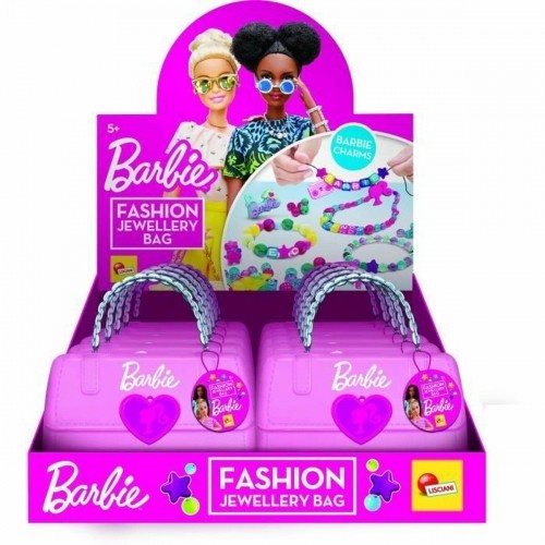 Bracelet Making Kit Lisciani Giochi Barbie Fashion jewelry bag Plastic (12 Pieces) image 4