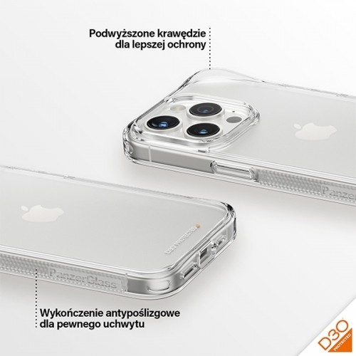 PanzerGlass HardCase iPhone 15 Pro 6.1" D3O 3xMilitary grade transparent 1173 image 4