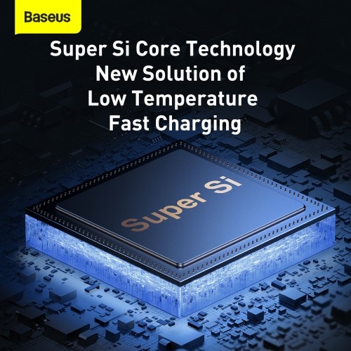 OEM Baseus Super Si Pro Quick Charger USB + USB-C 30W (black) image 4