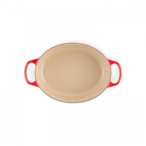 Le Creuset Чугунная кастрюля овальная 31 см / 6,3 л красная image 4