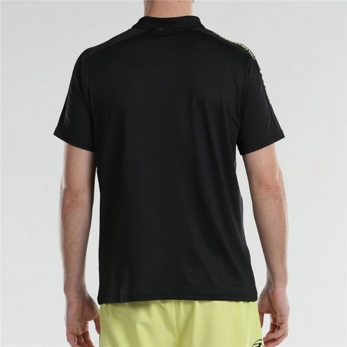Men’s Short Sleeve Polo Shirt Bullpadel Liceo Padel Black image 4