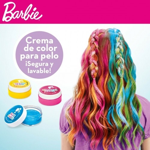 Парикмахерский набор Barbie Rainbow Tie Волосы с прядями Разноцветный image 4