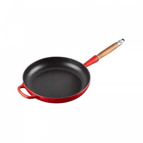 Le Creuset Čuguna panna ar koka rokturi Ø28cm sarkana image 4