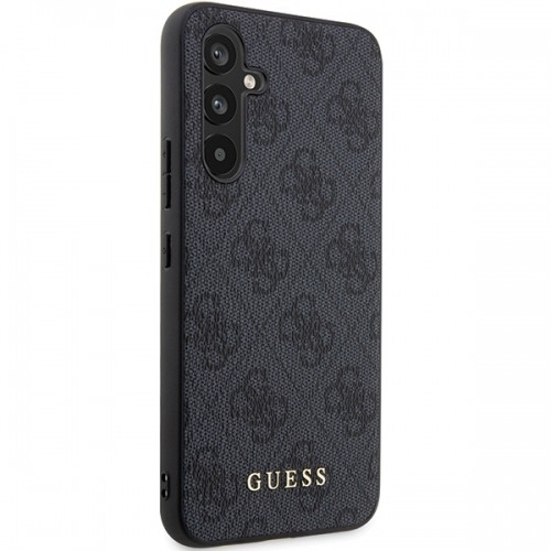 Guess GUHCS23FEG4GFGR S23 FE S711 szary|grey hardcase 4G Metal Gold Logo image 4