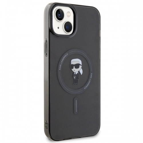 Karl Lagerfeld KLHMP15MHFCKNOK iPhone 15 Plus 6.7" czarny|black hardcase IML Ikonik MagSafe image 4
