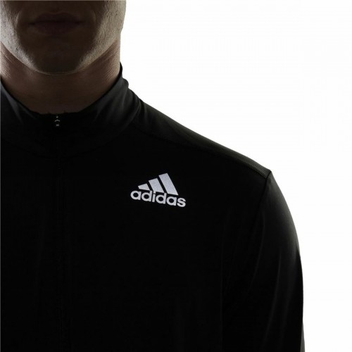 Vīriešu Krekls ar Garām Piedurknēm Adidas Own The Run Melns image 4
