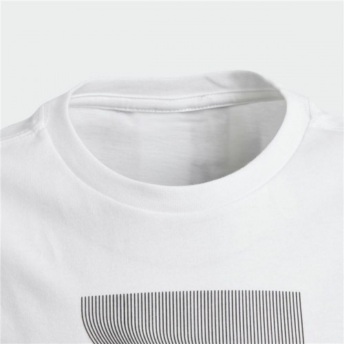 Child's Short Sleeve T-Shirt Adidas Iron Man Graphic White image 4
