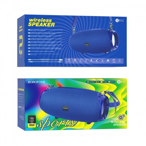 OEM Borofone Portable Bluetooth Speaker BR12 Amplio blue image 4