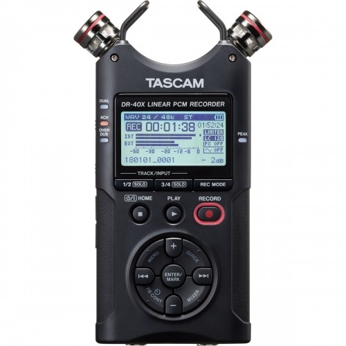 Записывающее устройство Tascam DR-40X Синий Чёрный image 4