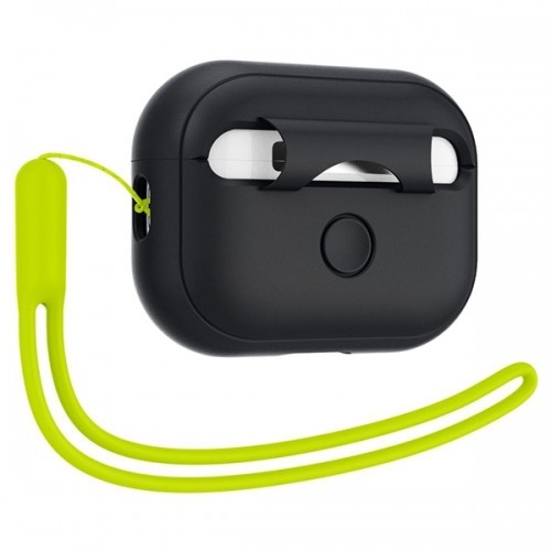 Spigen Silicone Fit Strap AirPods Pro 1|2 black|phantom green ACS05810 image 4