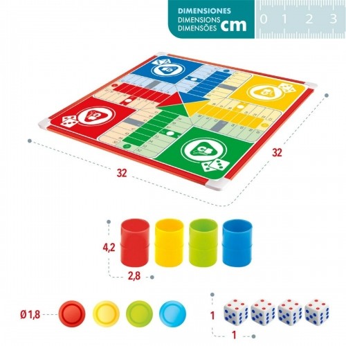 Parchis un Oca dēlis Colorbaby 32 x 32 x 1 cm (25 Daudzums) (6 gb.) image 4