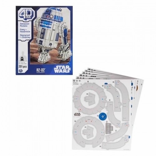 Строительный набор Star Wars R2-D2 201 Предметы 19 x 18,6 x 28 cm Белый Разноцветный image 4