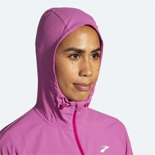 Женская спортивная куртка Brooks Canopy Frosted Темно-розовый image 4