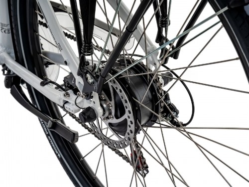 Romet Elektriskais velosipēds ProEco:ON Wave LTD 1.0 504Wh white-black-19" / L image 4