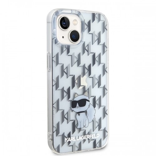 Karl Lagerfeld KLHCP15SHNCMKLT iPhone 15 | 14 | 13 6.1" transparent hardcase Monogram Choupette image 4