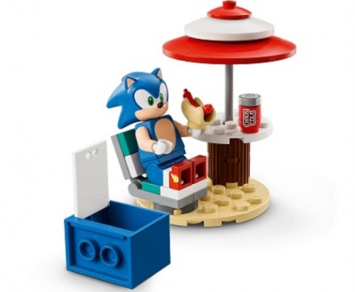 LEGO 76990 Sonic - Sonic's Speed Sphere Challenge Konstruktors image 4