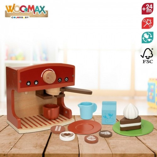 Rotaļlietu kafijas automāts Woomax 18 x 18 x 10 cm (4 gb.) image 4