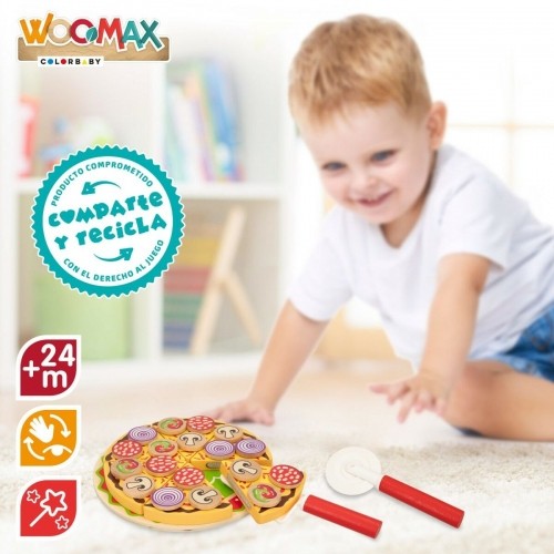 Деревянная игра Woomax Pizza 27 Предметы (6 штук) image 4