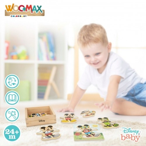 Child's Wooden Puzzle Disney + 2 Years (12 Units) image 4