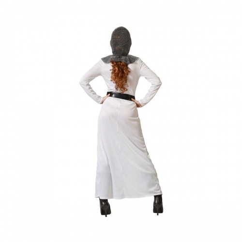 Costume for Adults White Knight of the Crusades Lady image 4