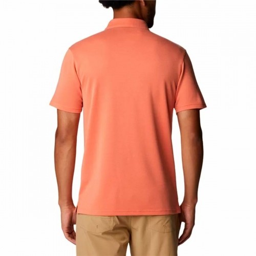 Men’s Short Sleeve Polo Shirt Columbia Nelson Point™ Coral image 4