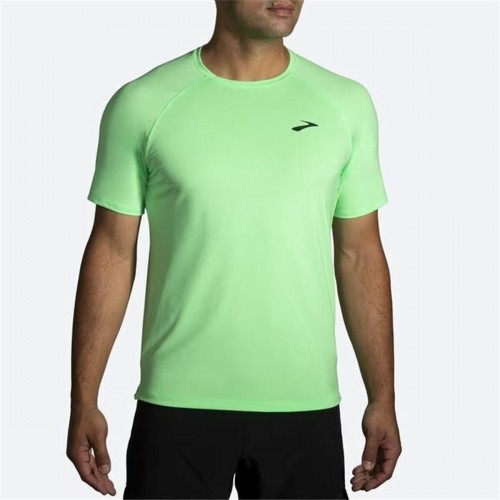 Men’s Short Sleeve T-Shirt Brooks  Atmosphere 2.0  Lime green image 4