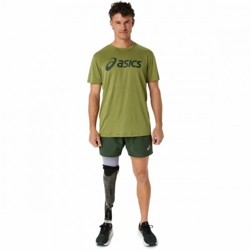 Men’s Short Sleeve T-Shirt Asics Core Top  Military green image 4