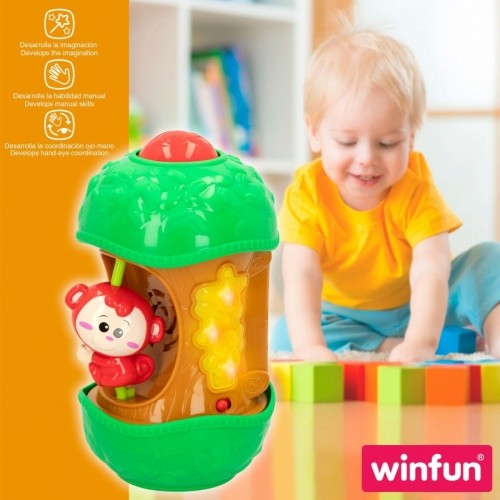 Interactive Toy for Babies Winfun Monkey 11,5 x 20,5 x 11,5 cm (6 Units) image 4