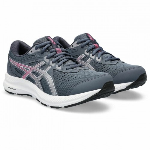 Skriešanas Apavi Pieaugušajiem Asics Gel-Contend 8 Dāma Pelēks image 4