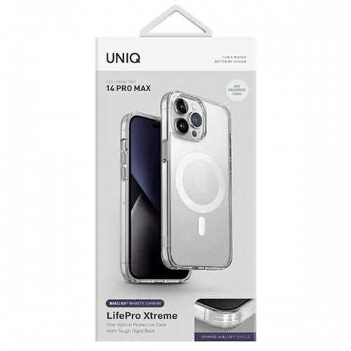 UNIQ etui LifePro Xtreme iPhone 14 Pro Max 6,7"Magclick Charging przeźroczysty|frost clear image 4