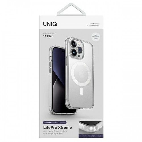 UNIQ etui LifePro Xtreme iPhone 14 Pro 6,1" Magclick Charging przeźroczysty|frost clear image 4
