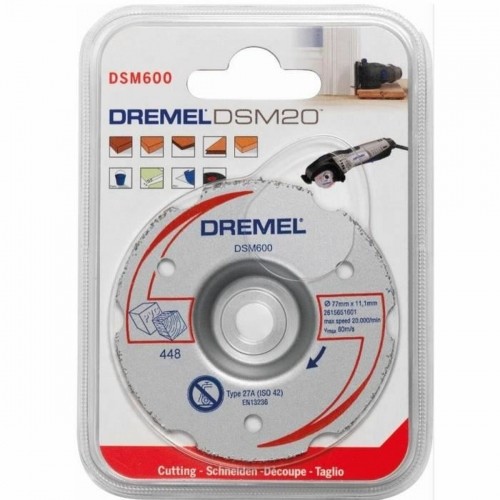 Griešanas disks Dremel S600 DSM20 karbīds image 4