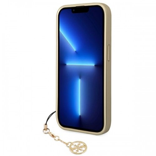 Guess 4G Charms Case for iPhone 14 Pro Max Brown image 4