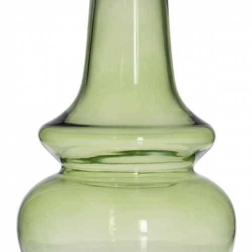 Vase Green Crystal 13 x 13 x 19 cm image 4