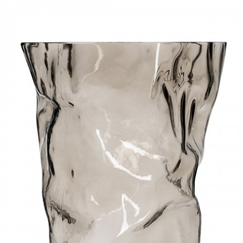 Vase Grey Crystal 19 x 17 x 38,5 cm image 4