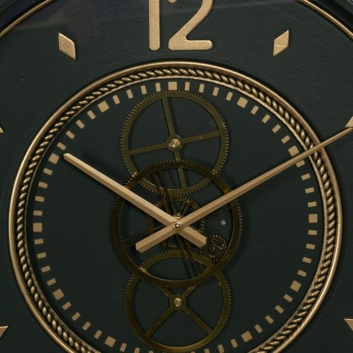 Wall Clock Green Golden Iron 55 x 8,5 x 55 cm image 4