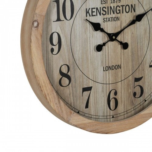 Bigbuy Home Настенное часы Натуральный Деревянный Стеклянный 60 x 60 x 6,5 cm image 4