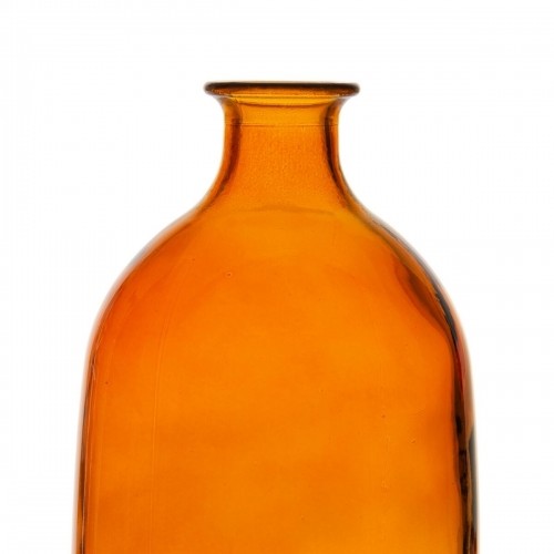 Vase Amber recycled glass 13 x 13 x 31 cm image 4