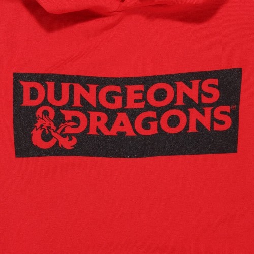 Unisex Sporta Krekls ar Kapuci Dungeons & Dragons Logo Sarkans image 4
