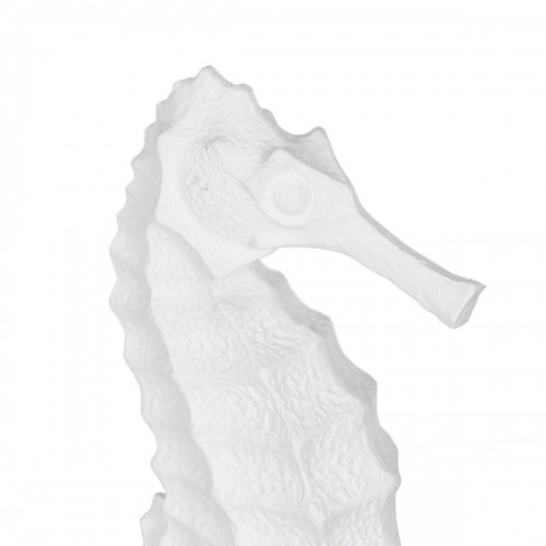 Bigbuy Home Dekoratīvās figūriņas Balts Jūras zirdziņš 11 x 9 x 31 cm image 4
