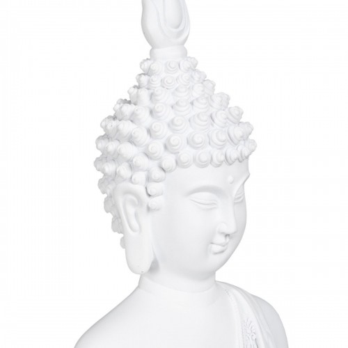 Bigbuy Home Декоративная фигура Белый Будда 19,2 x 12 x 32,5 cm image 4