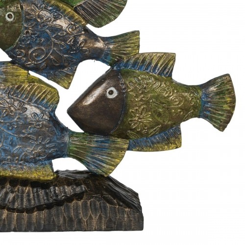 Decorative Figure Blue Brown Green Fish 60 x 11,5 x 52 cm image 4