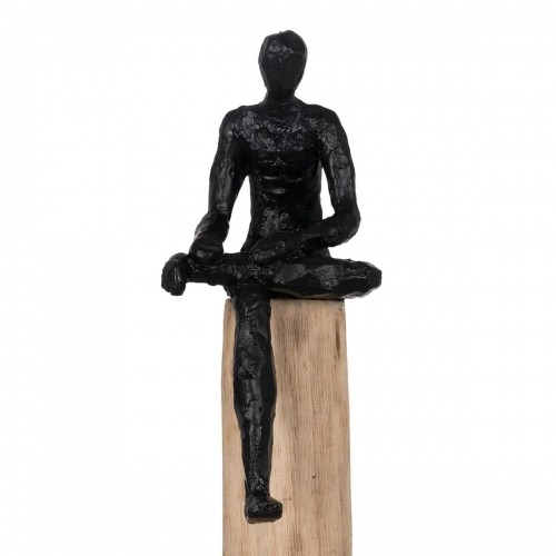 Decorative Figure Black Natural Men 18 x 13 x 76 cm image 4