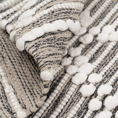 Carpet White Grey 60 % Cotton 40 % Polyester 160 x 230 cm image 4