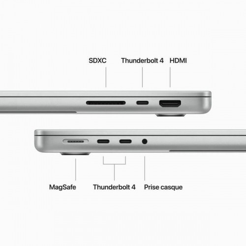 Piezīmju Grāmatiņa Apple MacBook Pro 2023 Azerty Francūzis M3 Pro 1 TB SSD image 4