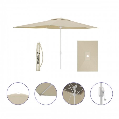 Sunshade Marbueno Beige Polyester Steel 200 x 300 cm image 4