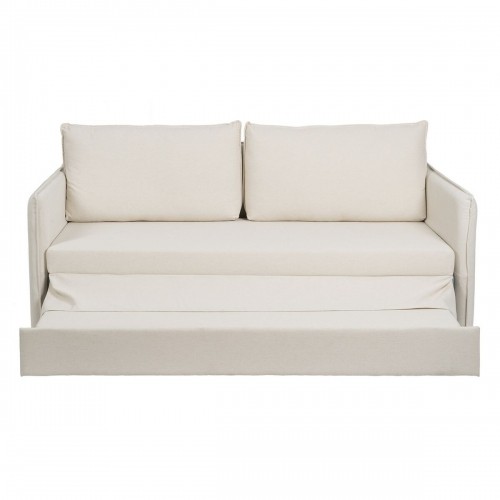 Sofa Beige Polyester Linen 210 x 93 x 95 cm image 4